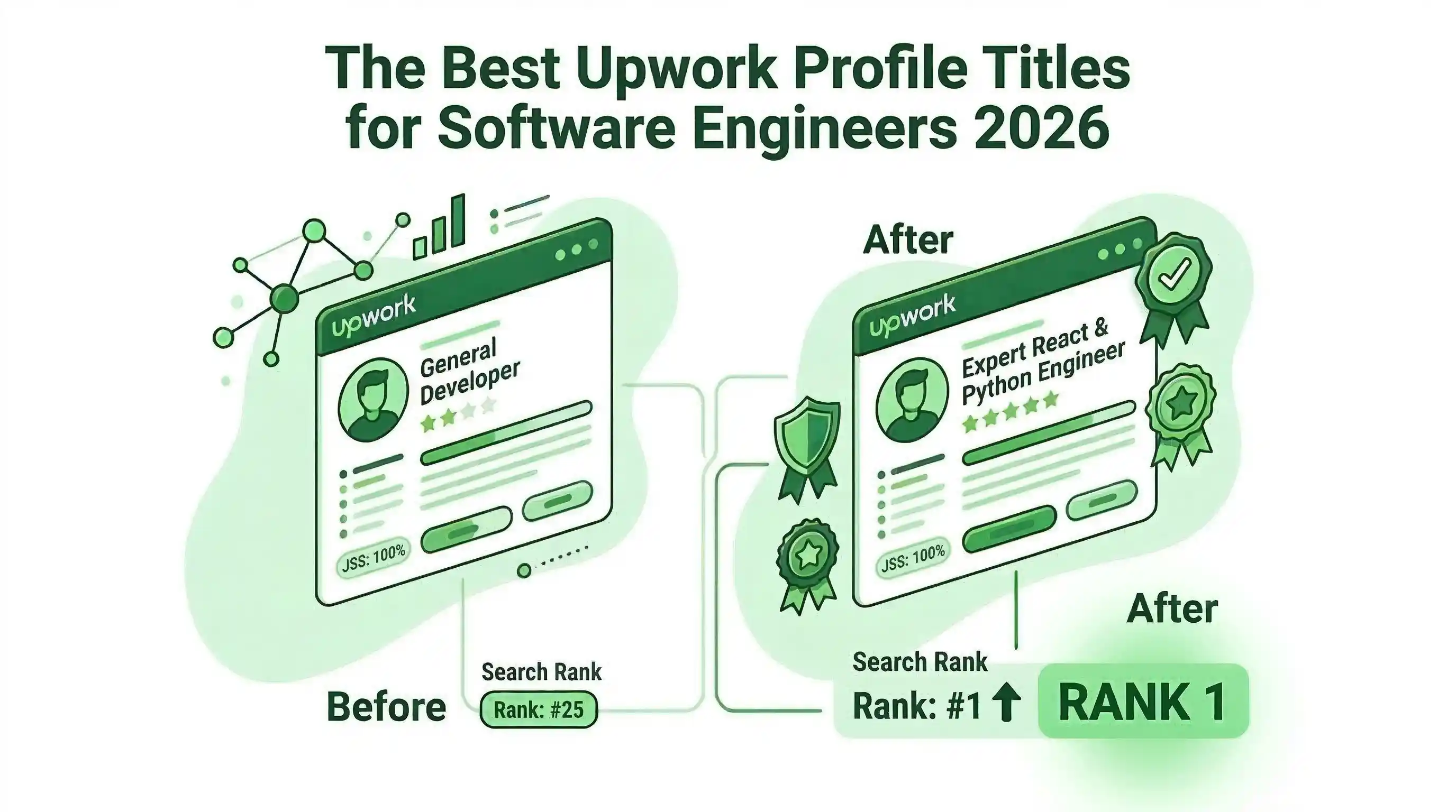 The Best Upwork Profile Titles for Software Engineers to Beat the 2026 Search Algorithm